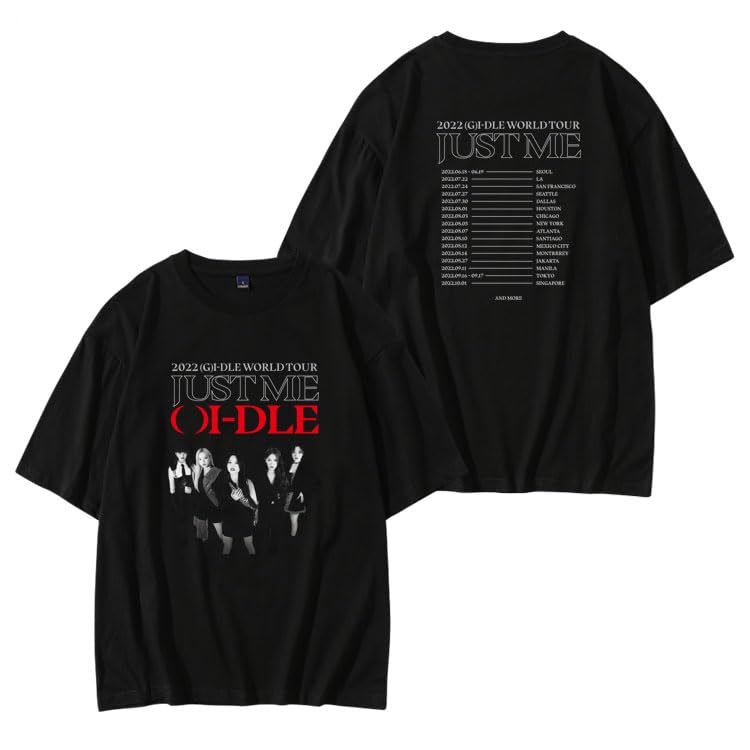 Amazon.co.jp: GIDLE ジーアイドゥル Tシャツ JUST ME ツアー 応援服